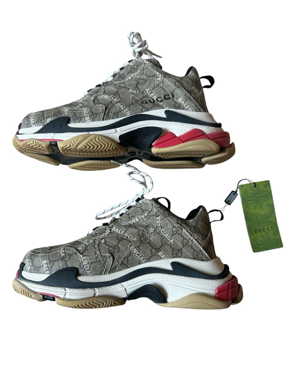 NWT Gucci x Balenciaga Triple S “Hacker Project” Unisex Sneakers - Picture 2 of 13